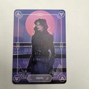 FairyLoot Tarot Card Death Cyberpunk Tactical Sci-Fi Synthwave Indie Oracle Art